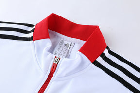 Conjunto Flamengo 21/22 Branca -  Com Fecho
