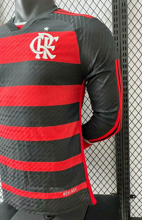 Camisa do Flamengo Manga Longa Jogador 24/25 Home