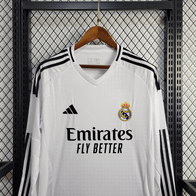 Camisa Real Madrid 24/25 - Manga longa