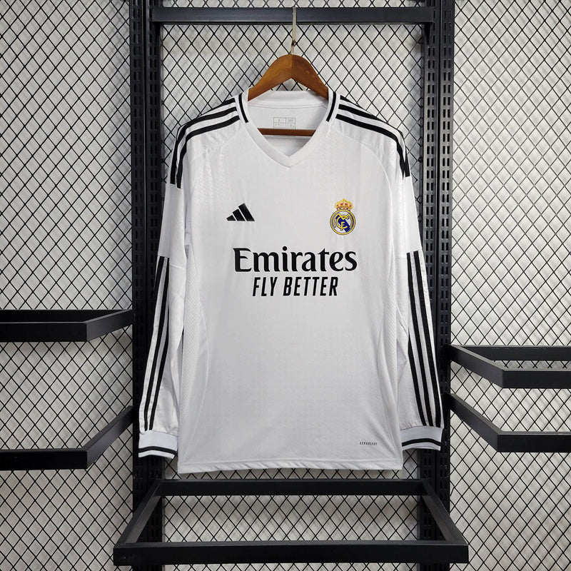Camisa Real Madrid 24/25 - Manga longa
