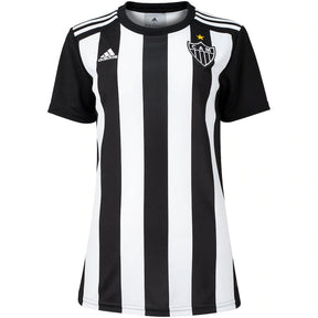 Camisa Feminina Atlético Mineiro I 22/23  - Preto e Branco