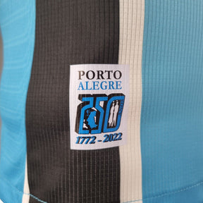 Camisa Grêmio I 22/23 - Preta, Branca e Azul -  - Masculino Jogador