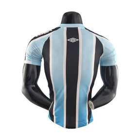 Camisa Grêmio I 22/23 - Preta, Branca e Azul -  - Masculino Jogador
