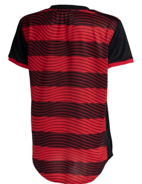 Camisa Feminina Flamengo I 22/23  Rubro Negro