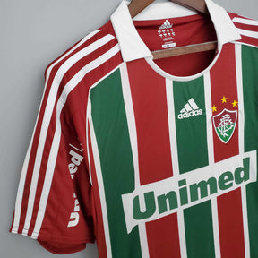 Camisa Fluminense Retrô 2008/2009 Vermelha e Verde -