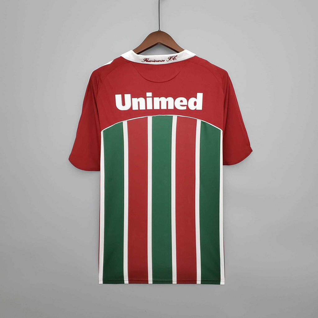Camisa Fluminense Retrô 2008/2009 Vermelha e Verde -