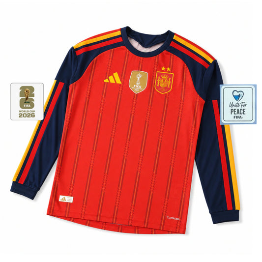 Camisa Seleção Espanha 2026 I Manga Longa