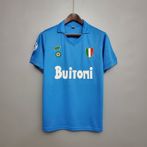 Camisa Napoli Retrô 1987/1988 Azul