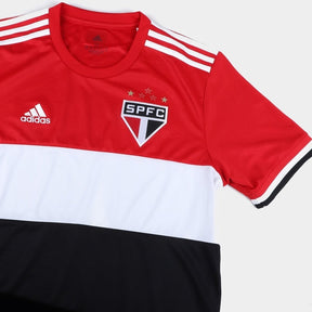 Camisa São Paulo III 21/22 Vermelho, Preto e Branco