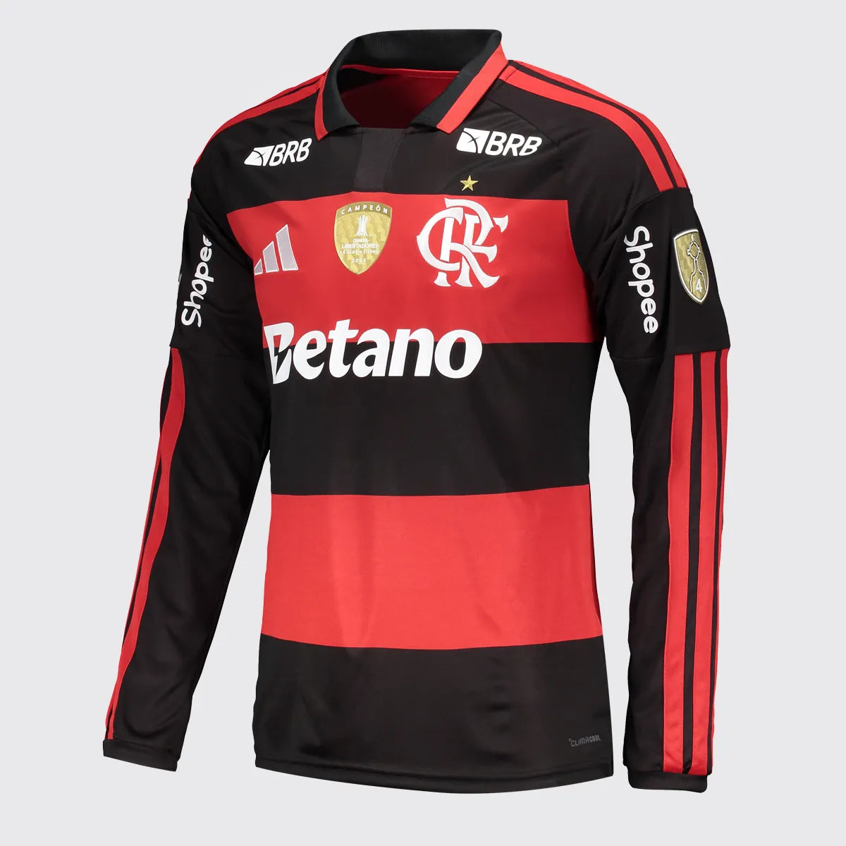 Camisa Flamengo I 2026/27  com Patrocínios Manga Longa