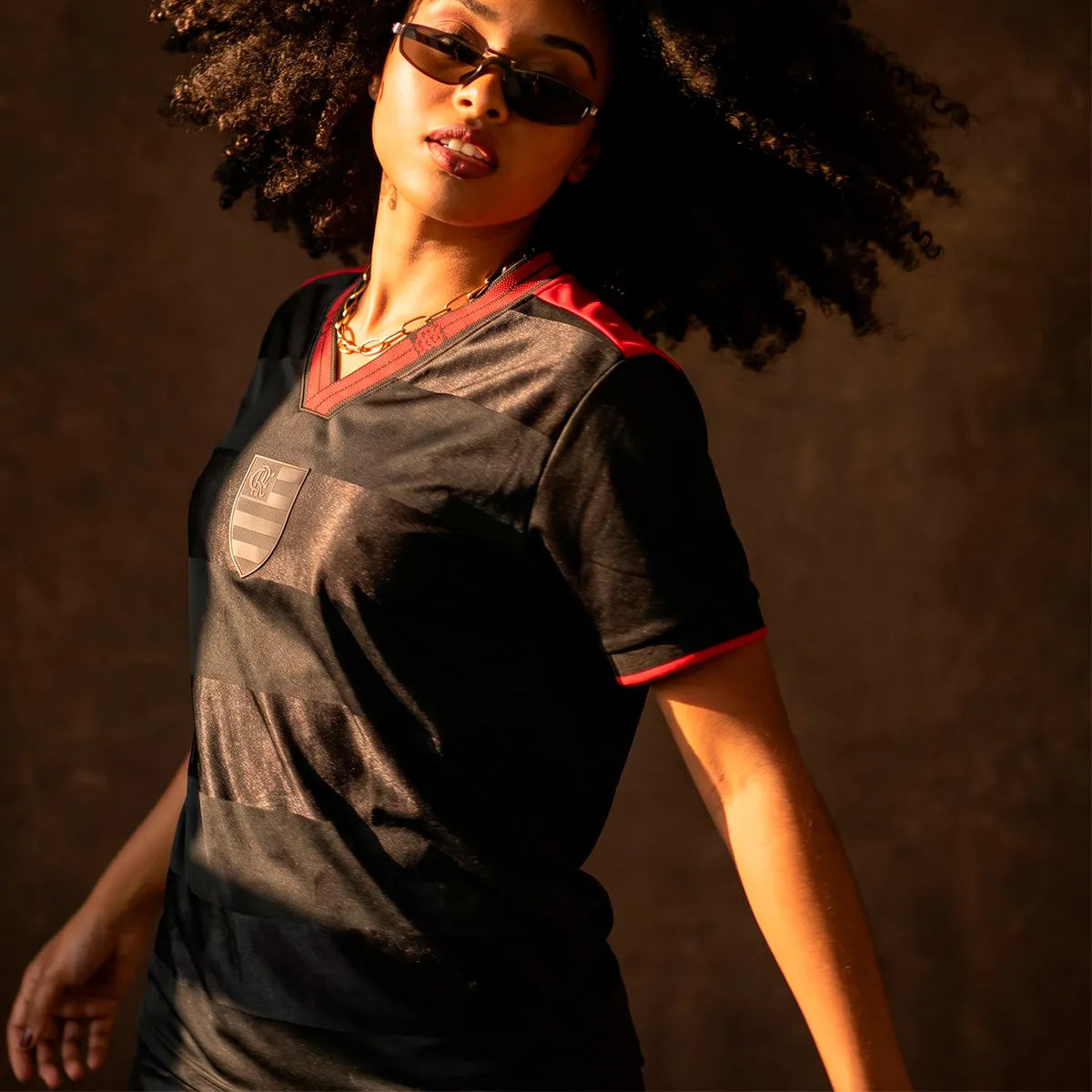 Flamengo Black Edition Jacquard Feminina