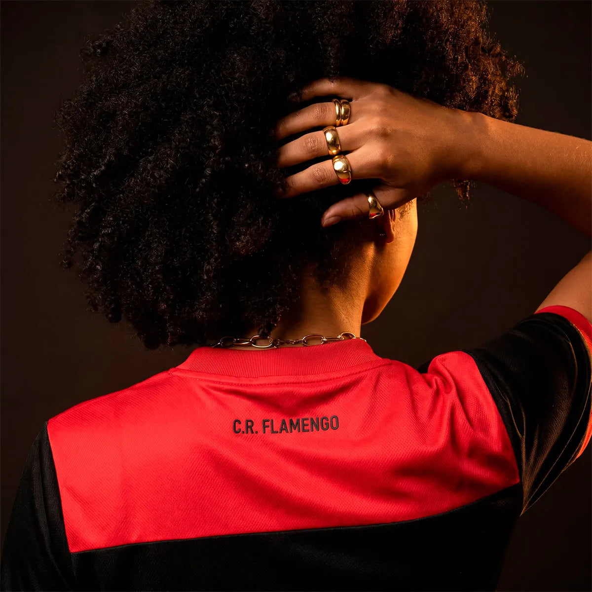 Flamengo Black Edition Jacquard Feminina