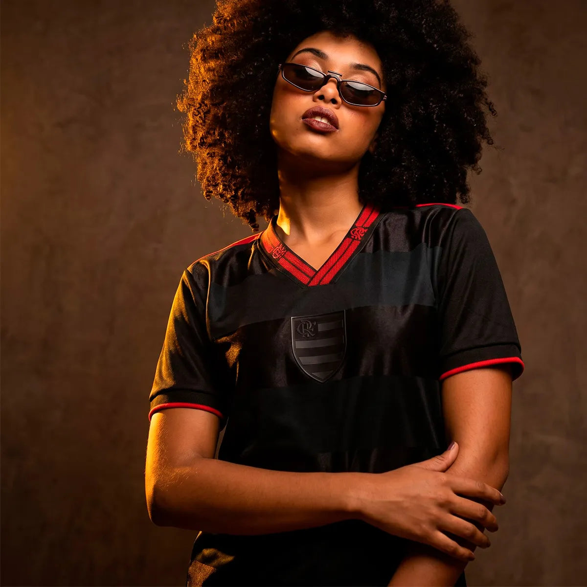 Flamengo Black Edition Jacquard Feminina