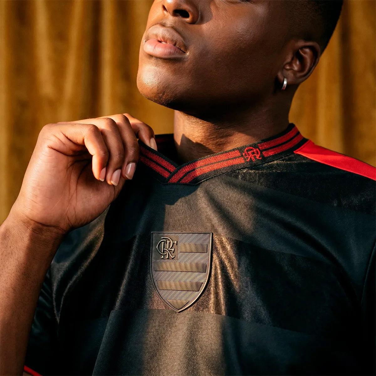 Flamengo Black Edition Jacquard Masculina