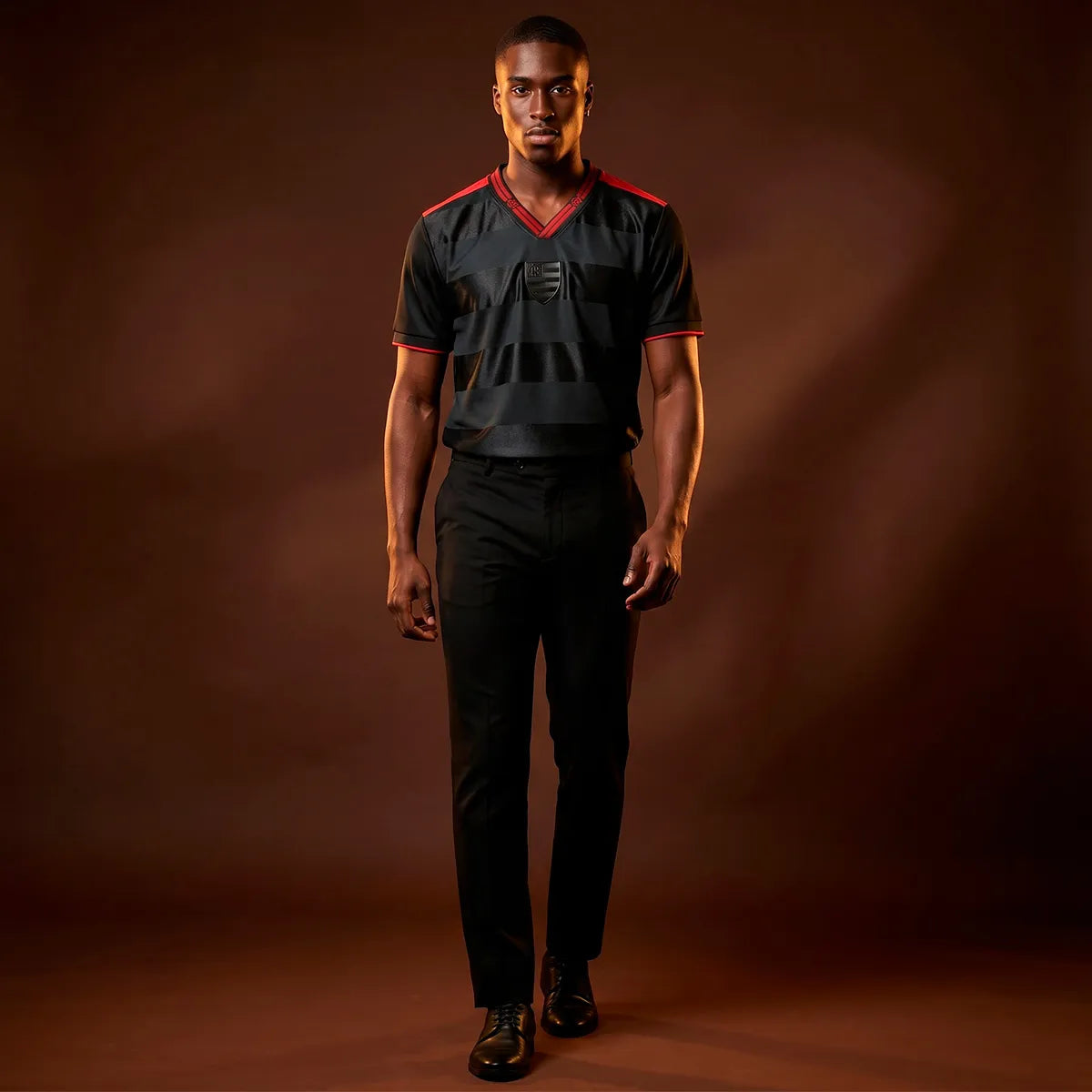 Flamengo Black Edition Jacquard Masculina