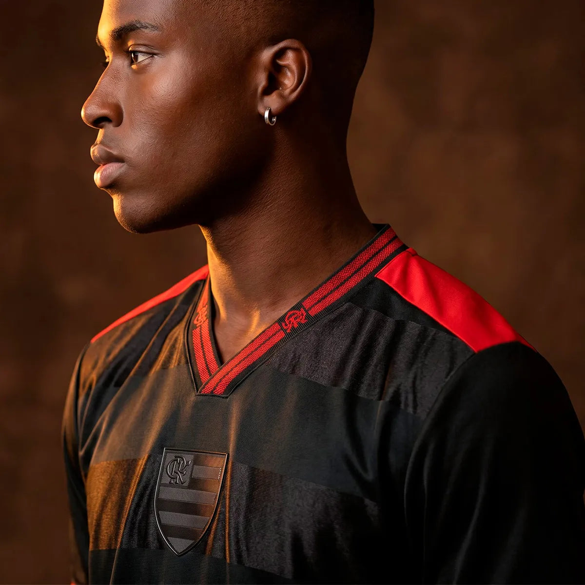 Flamengo Black Edition Jacquard Masculina