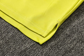 Conjunto Internacional 21/22 Verde Fluorescente e Preto - Com Ziper