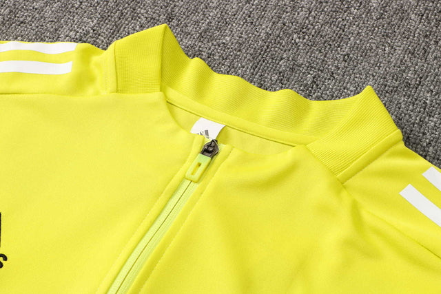 Conjunto Internacional 21/22 Amarelo e Preto  - Com Fecho