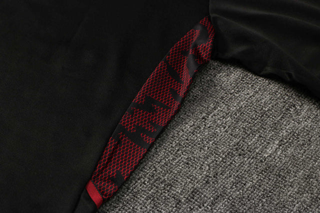 Conjunto Internacional 21/22 Preto  - Com Ziper