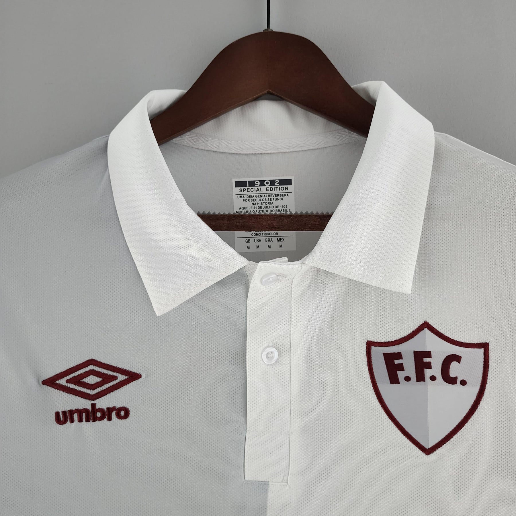 Camisa Fluminense Umbro 22/23 Edição Retrô 120 Anos