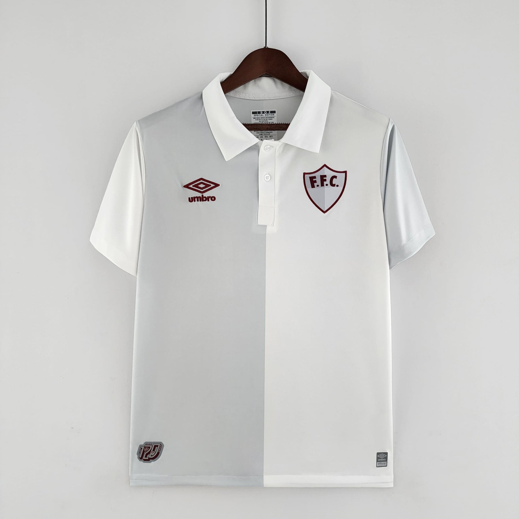 Camisa Fluminense Umbro 22/23 Edição Retrô 120 Anos