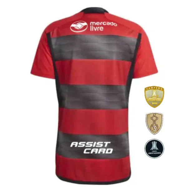 Camisa Flamengo I [Com Patrocínio] 23/24  Rubro Negro