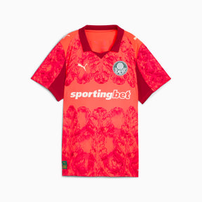 Camisa KIDSUPER X PALMEIRAS Torcedor Feminina VERMELHA