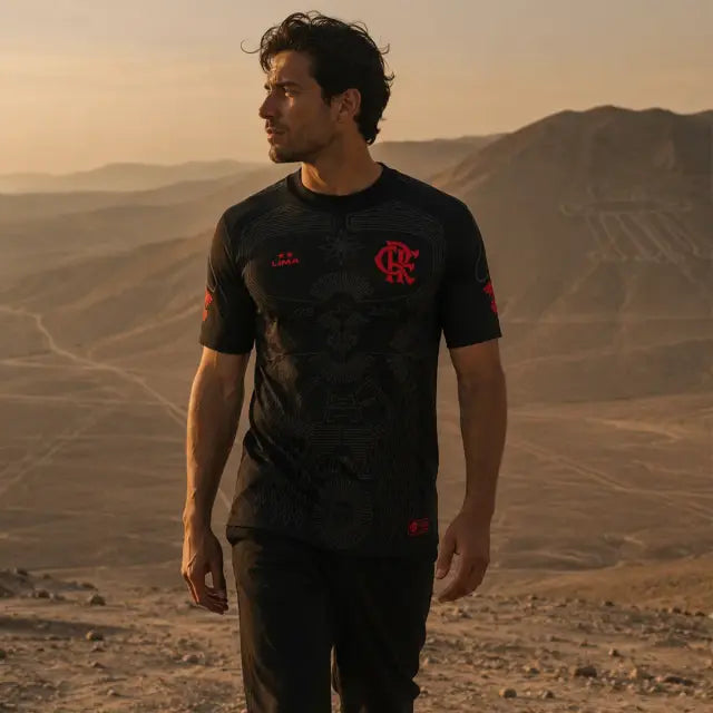 Camisa Flamengo Urubu de Lima 2027 Rubro Negra