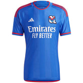 Camisa Olympique Lyon II 23/24 Adidas - Azul
