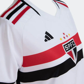 Camisa Feminina São Paulo I 23/24  Branco