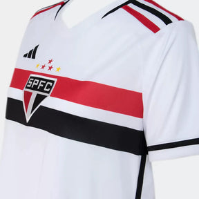 Camisa Feminina São Paulo I 23/24  Branco