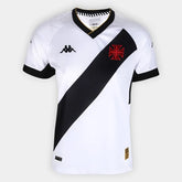 Camisa Vasco Feminino I 23/24  - Branca com Listra Preta