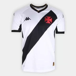 Camisa Vasco I 23/24  - Branco com listra Preta